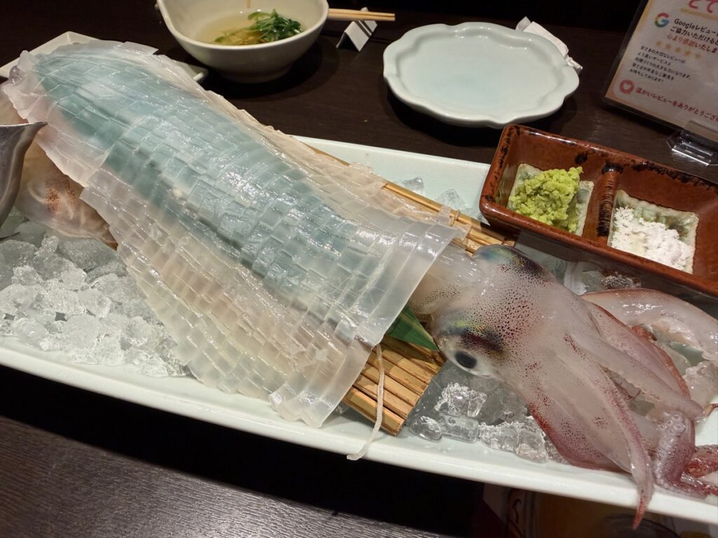 イカの刺身
